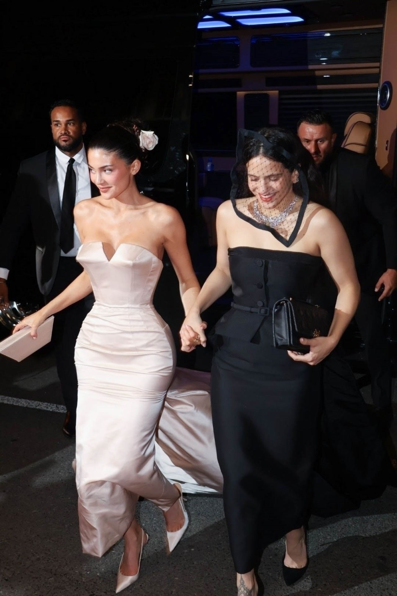KYLIE JENNER AND ROSALIA ARRIVE AT AN AFTER-PARTY FOR THE 2024 MET GALA IN NEW YORK
